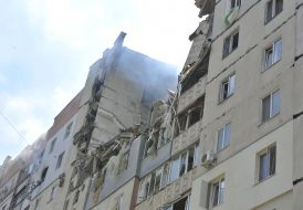 Destroyed in the blast house