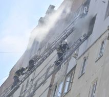 Destroyed in the blast house