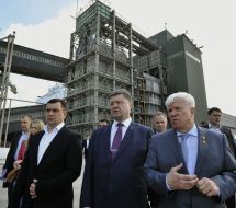 Petr Poroshenko, Aleksey Vadaturskiy and Valeriy Patskan