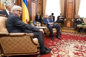 Aleksandr Turchinov and Frank-Walter Steinmeier