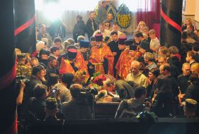 Farewell ceremony with Oleg Eysmant