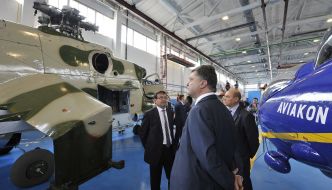 Petr Poroshenko at "Aviakon"