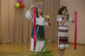 Participants of festive event