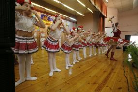 Participants of festive event