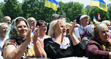 Meeting of Petr Poroshenko with voters