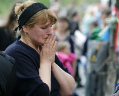 Relatives of the dead heroes "Nebesnaya sotnya"