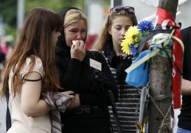 Relatives of the dead heroes "Nebesnaya sotnya"