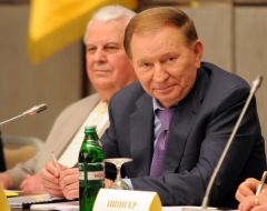 Leonid Kravchuk and Leonid Kuchma