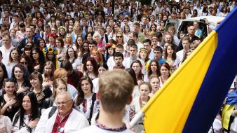 Участники парада вышиванок