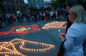 Акція «Запали вогник у своєму серці» у Львові