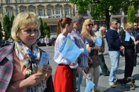 Participants of the rally