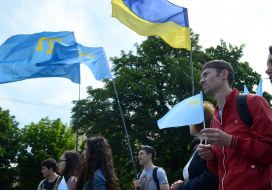Participants of the rally