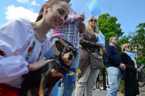 Participants of the rally