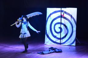 Participants of the festival cosplay "ANICON VI"