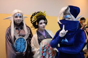 Participants of the festival cosplay "ANICON VI"