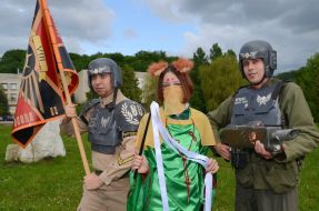 Participants of the festival cosplay "ANICON VI"