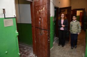 Visitors to the museum