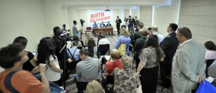 Press conference of Petro Poroshenko