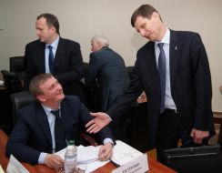 Outside Cabinet session