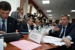 Outside Cabinet session