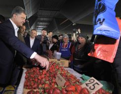 Петр Порошенко на Привозе