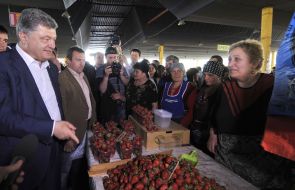 Петр Порошенко на Привозе