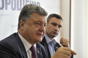 Петр Порошенко и Виталий Кличко