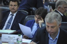 Outside Cabinet session