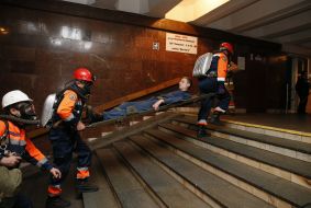 Evacuation of people from underground passage