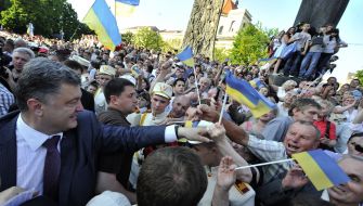 Meeting of Petr Poroshenko with voters