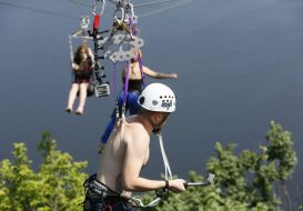 Of record "Longest run by trolls using bindings for the back skin"