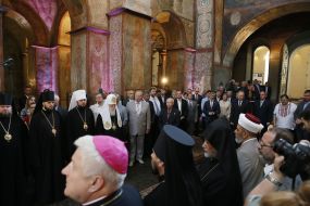 Участники молитвы за Украину