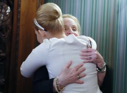 Madeleine Albright and Yuliya Timoshenko
