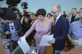 Arseniy Yatsenyuk and Tereziya Yatsenyuk