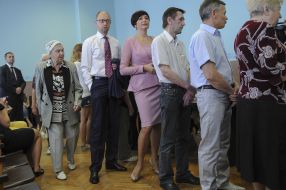 Arseniy Yatsenyuk and Tereziya Yatsenyuk