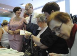 Arseniy Yatsenyuk and Tereziya Yatsenyuk