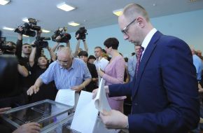 Arseniy Yatsenyuk and Tereziya Yatsenyuk