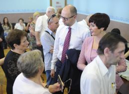 Arseniy Yatsenyuk and Tereziya Yatsenyuk