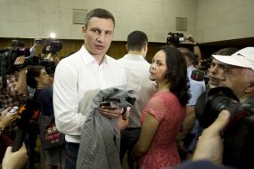 Vitaliy and Nataliya Klichko