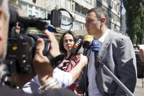 Vitaliy and Nataliya Klichko