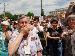 Pro-Russian protesters