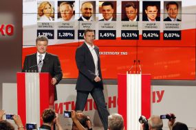 Petr Poroshenko and Vitaliy Klichko