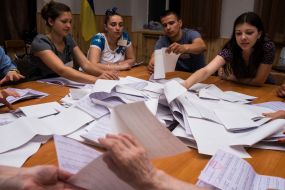 Counting of voices at the elections