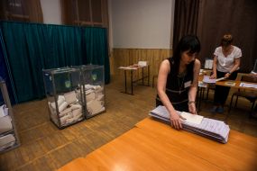 Counting of voices at the elections
