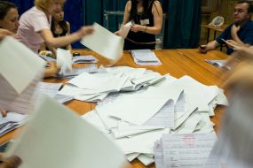 Counting of voices at the elections