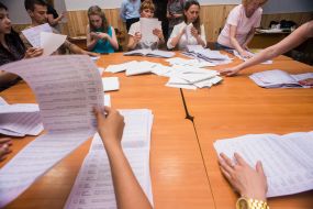 Counting of voices at the elections