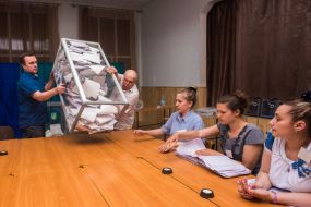 Counting of voices at the elections
