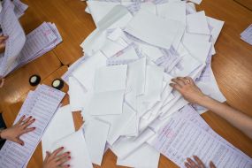 Counting of voices at the elections