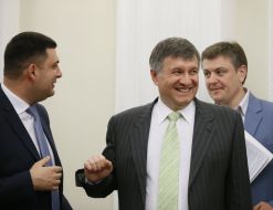 Vladimir Groisman and Arsen Avakov
