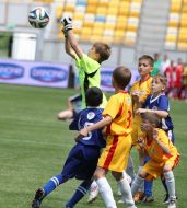 Playing moment of match